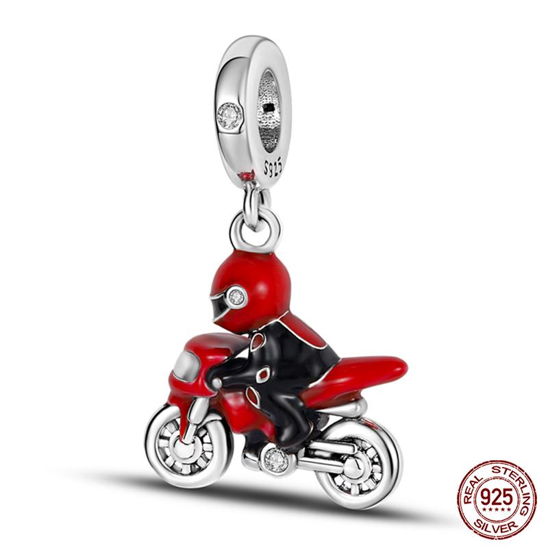 100% Copper Love Strawberry Cherry Red Series Charm Beads For Brand Original Bracelet Diy Fine Jewelry Gift