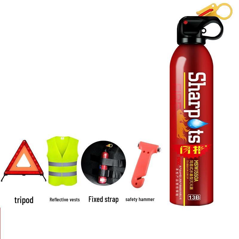 Lieve Car Portable Fire Extinguisher Safety Kit