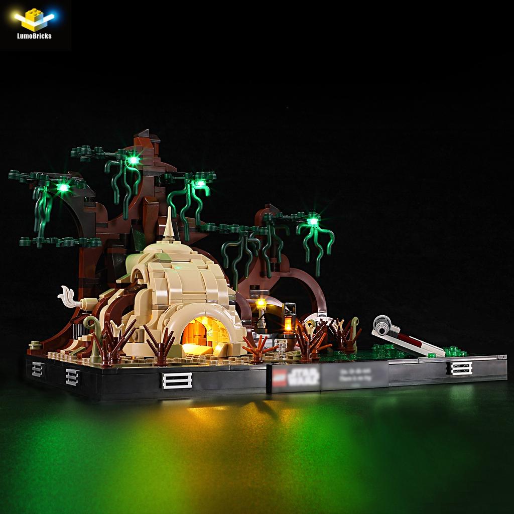 DIY LED Lighting Kit For LEGO Star Wars 75330 Dagobah Jedi Training Diorama Building Block Toys Decoration Adjustable Lighting Accessories