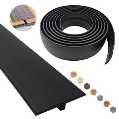 Teppich zu Fliesenboden Übergangsleiste T-Profil Selbstklebend Kantenabschlussleiste PVC Holzmaserung Bodenverbindungsleiste Türrahmen