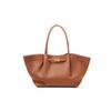 Cross-border wing bag, first layer cowhide shoulder tote bag, genuine leather laptop, women's large-capacity handbag.