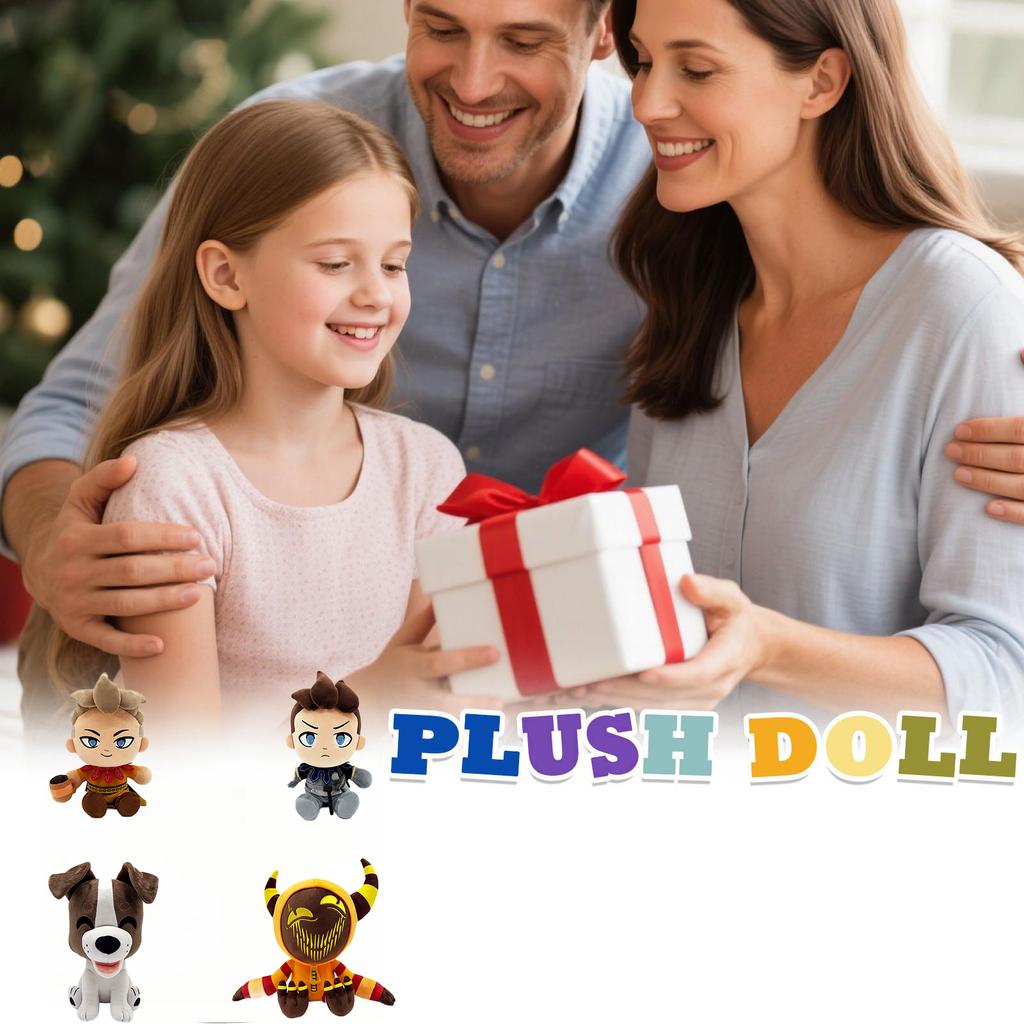 Plush Doll, Toy Gift, Cartoon Style, Children's Rag Doll, Children's Gift Pillow