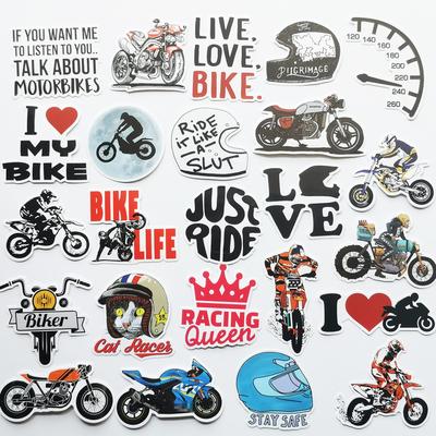 Bike Sticker Tune Moped Helmet Sticker Stylish Scooter Decal Motorcycle Sticker