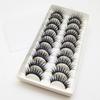 10Pairs False Eyelashes Thick Reusable Synthetic Fiber Naturals Cruelty-Free False Lashes for Daily Life