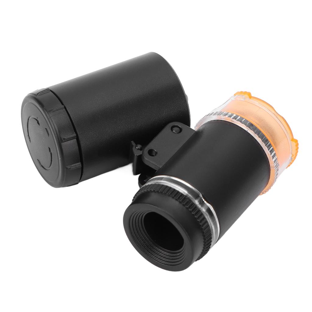 60X   Vergrößerung Lupe Tragbar Schmuck Kassen Lupe Detektor LED Licht   Mikroskop