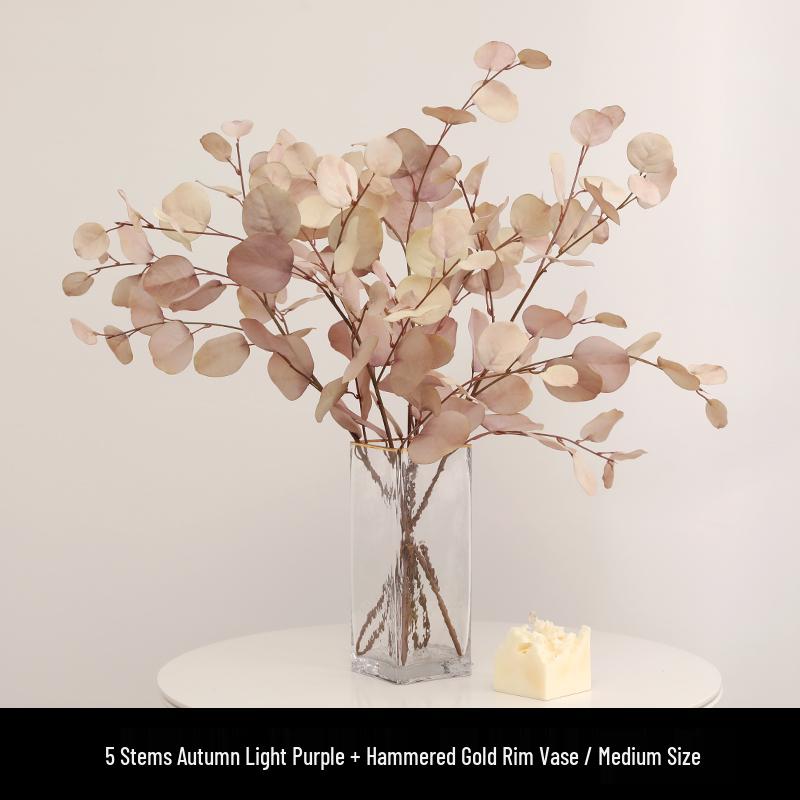 Autumn Colors Eucalyptus Dried Flower Ornaments for Living Room or Dining Table