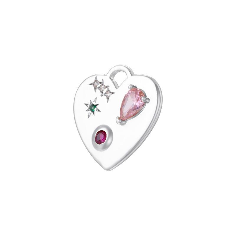 Creative Copper Inlaid Pearl Bow Love Pendant Personalized Bear Shell Pendant Vd 2000-09
