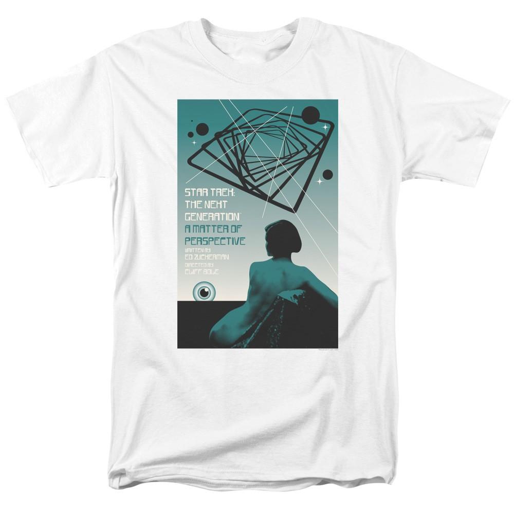 Star Trek - Tng Season 3 Episode 14 - Adult Unisex Short Sleeve T-Shirt - White 3XL