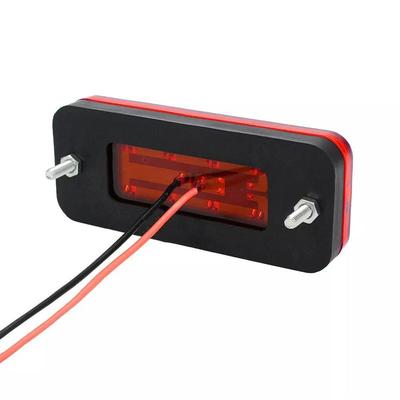 4Pcs Red 8 LED Side Marker Light Indicator Clearance Lamp 12V Universal for Car Truck Trailer Lorry ATV SUV UTE Pickup Boat