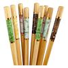All-Platform Marble Print Mold-Proof Anti-Slip Five-Color Natural Nanmu Bamboo Chopsticks