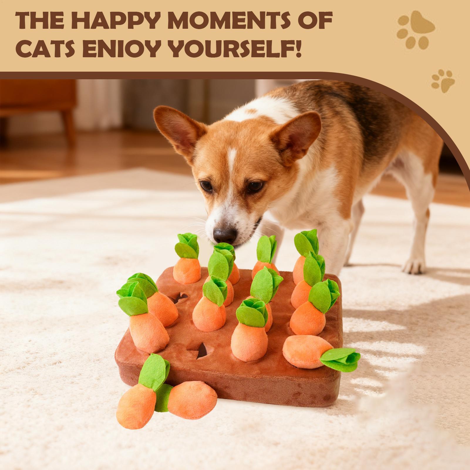 

Dog Treat Dispenser Carrot Shape Dense Filling Feeders Dog Puzzle Toys For Puppy Pet Indoor Outdoor Home Snack Play China Mainland