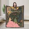 Wicked 2 Musical Movie Glinda Poster Soft Warm Blanket Plush Throw Blanket Novelty Home Decor Flannel Bedspread Sofa Bed Cover
