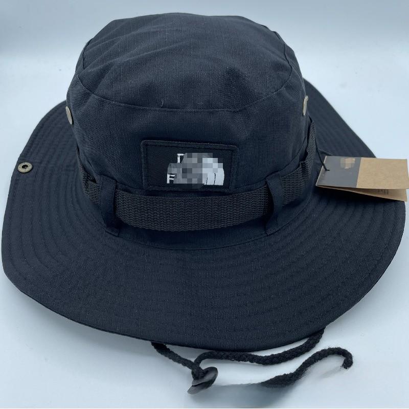 Letter Unisex Fisherman Hat Outdoor Wide Brim Sun Hat With Material Breathable