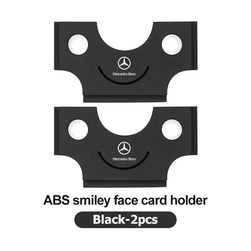 ABS Car Parking Ticket Clip Card Bill Holder Fastener Organizer For Mercedes Benz CLK GLC W212 C200 C300 W203 W204 W205 W169