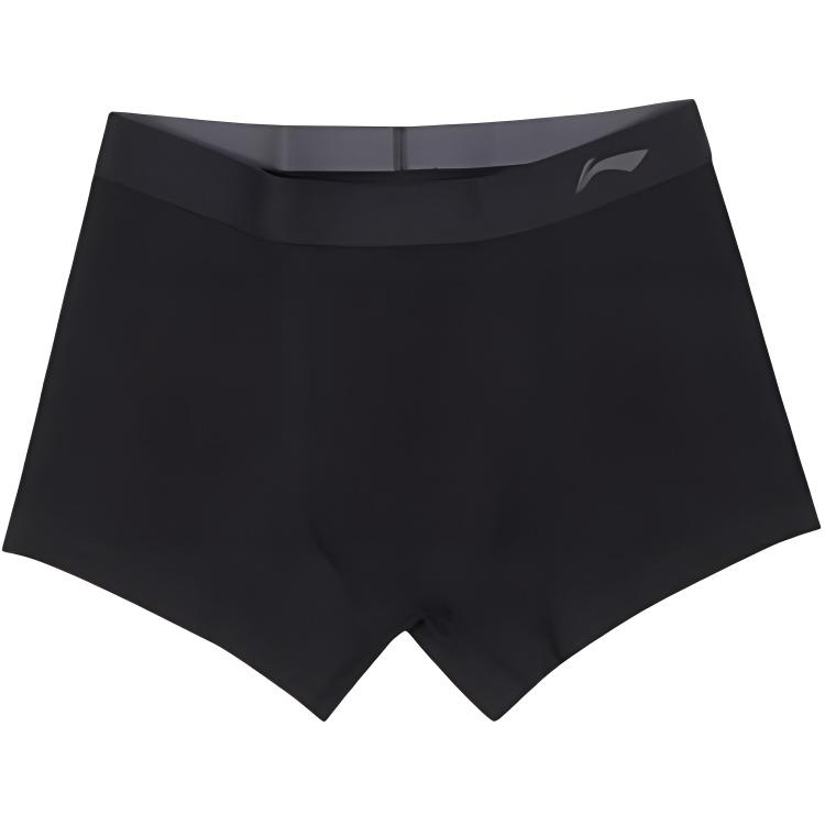 

Li-Ning Удобное однотонное облегающее нижнее белье Мужское нижнее белье Черное AUAT001-1 3XL