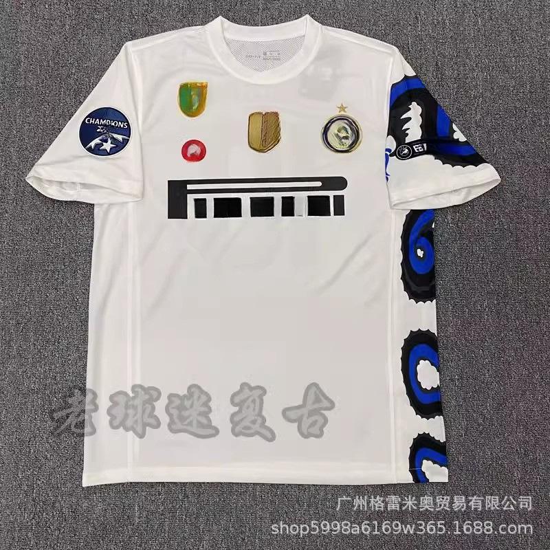 09-10 Inter Retro Jersey Ronaldo Inter Milan 2001/02 Jersey Football Jersey