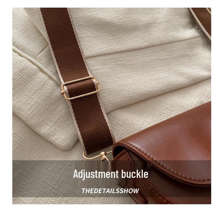 Bolsa Sela Semicircular Feminina Estilosa com Alça Larga - Tendência 2024 Transversal