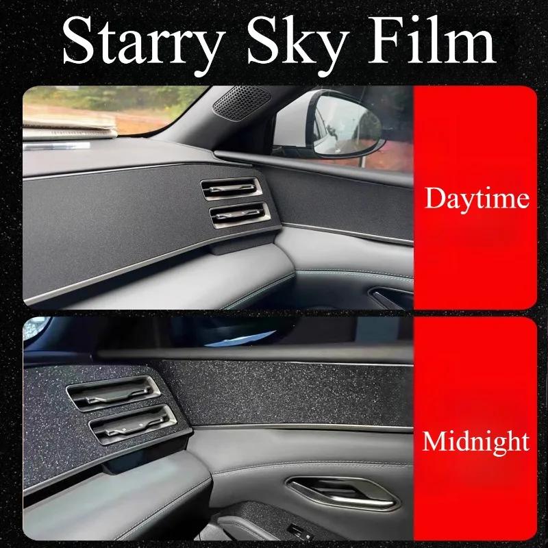 For Geely Coolray Central Control Film Front Left And Right Trend Anti-reflective Decorative Protection Carbon Fiber Sticker