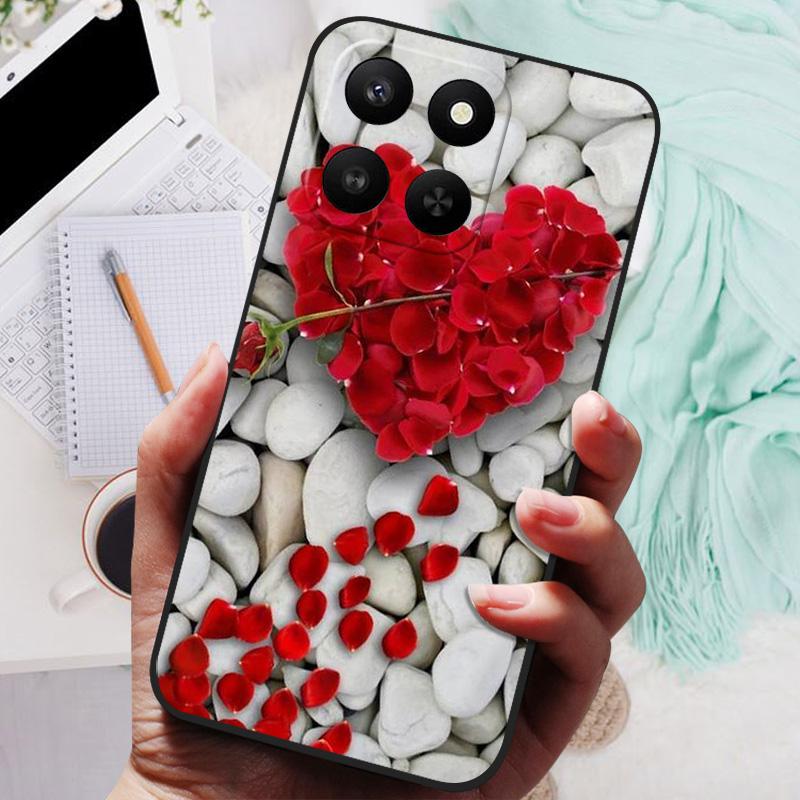 For Honor 400 Smart Case NEW TPU Silicone Shockproof Cat Phone Cover For Honor X7d 4G 5G / Play 10T 5GFunda Printing Soft Coque