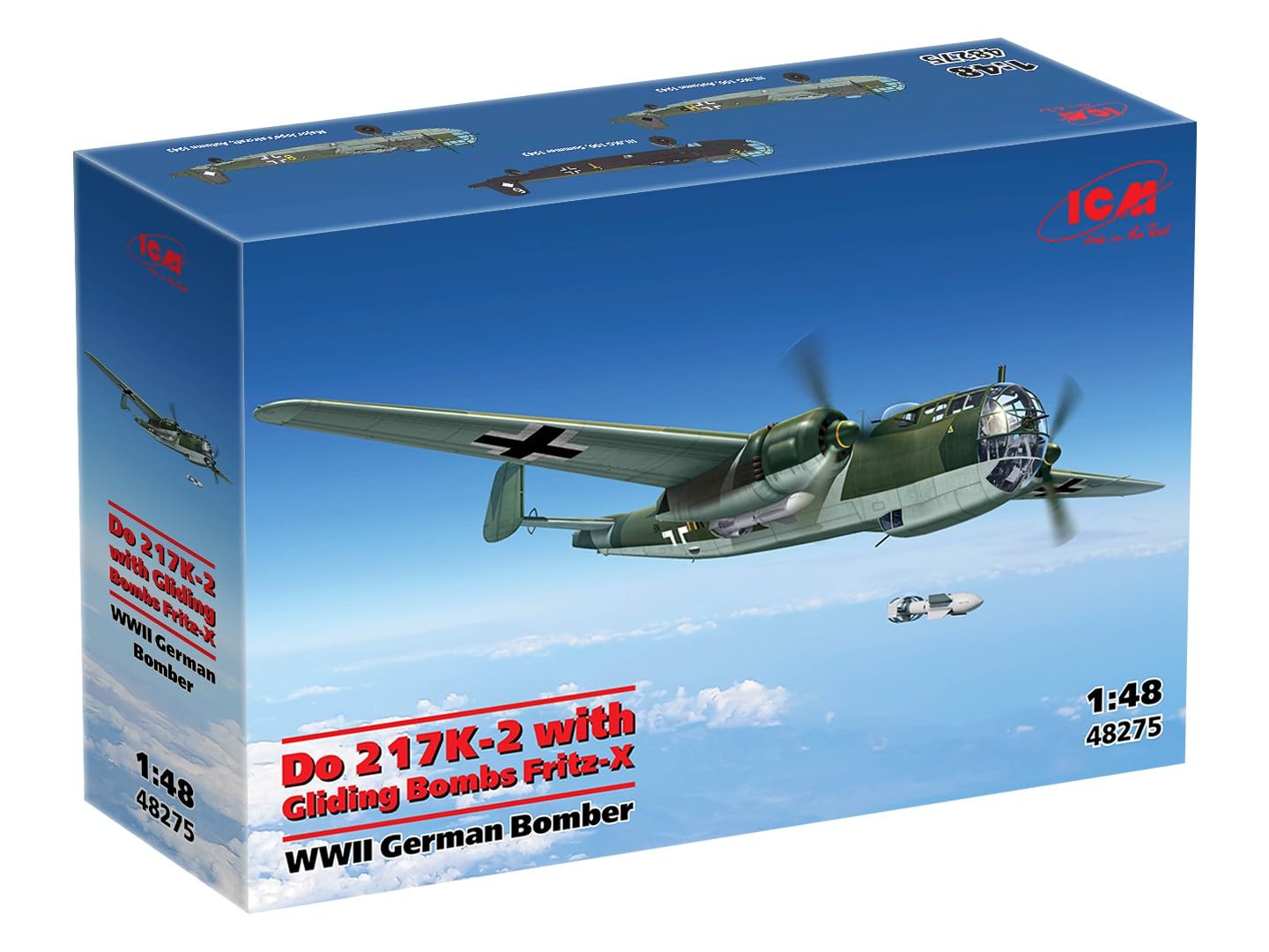 ICM Heinkel Plastic Model Kit 48268 1/48 111H-20 (Captured Aircraft) (Airplane)