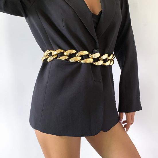 

Женская цепочка для тела Тонкое мастерство Панк Женский регулируемый темперамент Талия Цепочка для реквизита