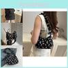 Stylish Black Floral Print Canvas Crossbody Bag For Women With Large Capacity Design