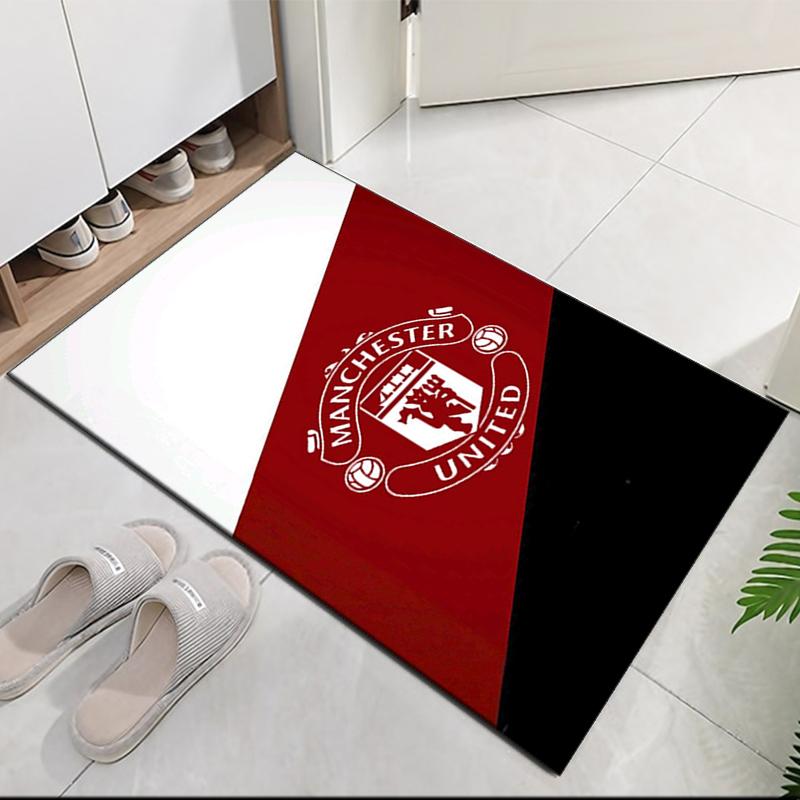 Manchester United Printed Carpet, for Office Chair Living Room Bedroom Kitchen Room Decor Gifts.