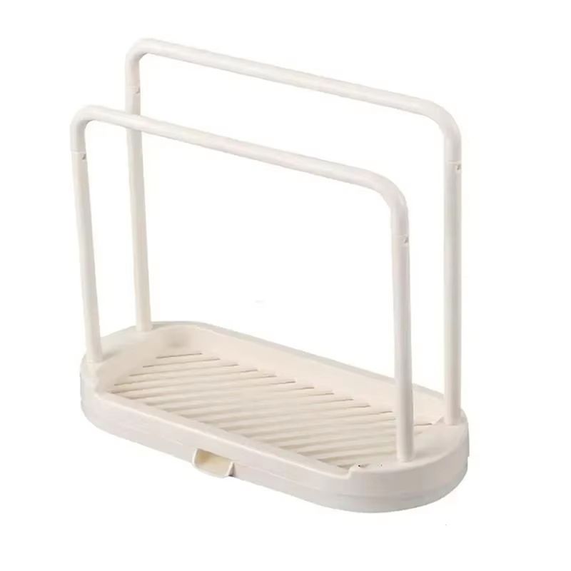 

AEE4-Detachable Kitchen Sink Organizer - Dishcloth Holder, Sponge Storage Rack, Scrubber Brush Shelf For Bathroom And Kitchen