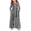 Girls' Maxi Dress - Long Sleeve Pocket Dress