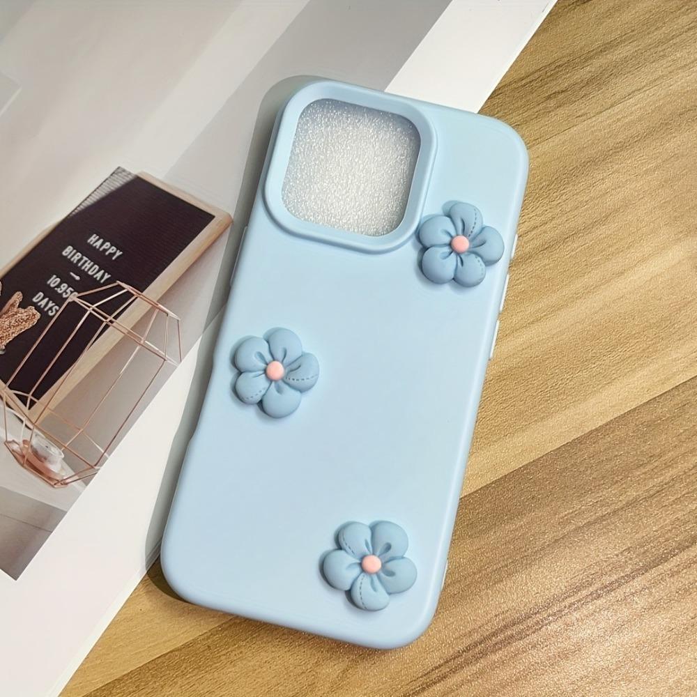 Cute Colorful Dopamine Flower Phone Case For iPhone 17 Pro Max 17Air 16 15 14 13 12 11 Pro Max 15 14 Plus Shockproof Matte Cover