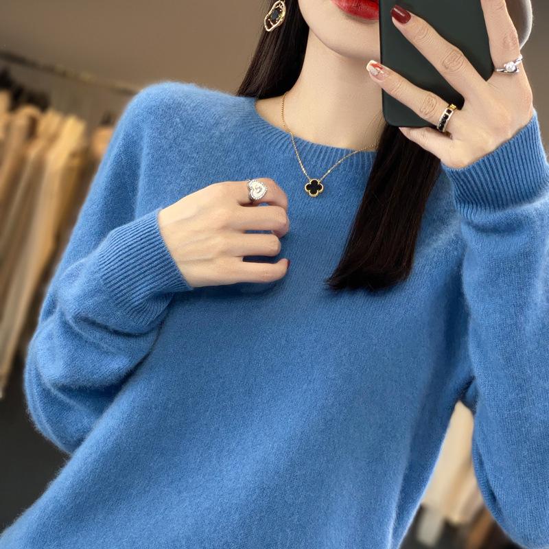 Women's Cashmere Sweater 30 % Cashmere 70% Wool Autumn Winter Cashmere Pullover Soft and Warm