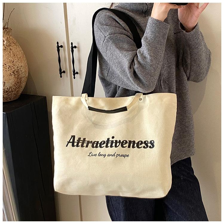 Popular shoulder bag large capacity tote bag fashion letter tide commuter shoulder casual armpit bag