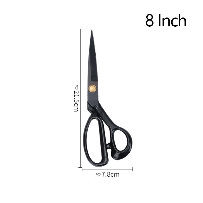 8-12 Inch Cutting Scissors Sewing Cutting Metal Large Scissors Leather Cloth DIY Sewing Supplies Household Thickening Scissors