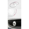 Car Front Rear Logo Cover 3D ABS Protective Emblem Case Moulding Modification Cover For Smart 451 453 Fortwo Forfour Accessories