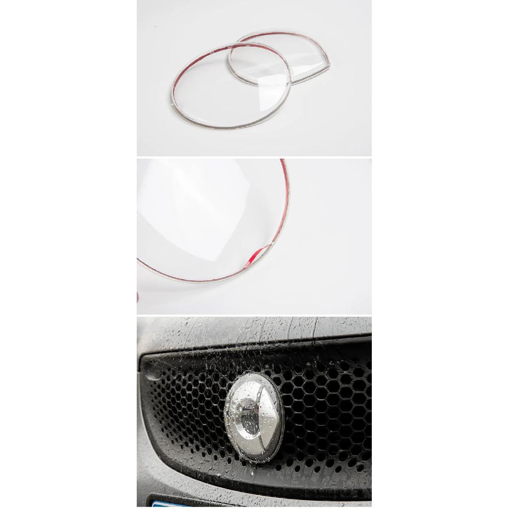 Car Front Rear Logo Cover 3D ABS Protective Emblem Case Moulding Modification Cover For Smart 451 453 Fortwo Forfour Accessories