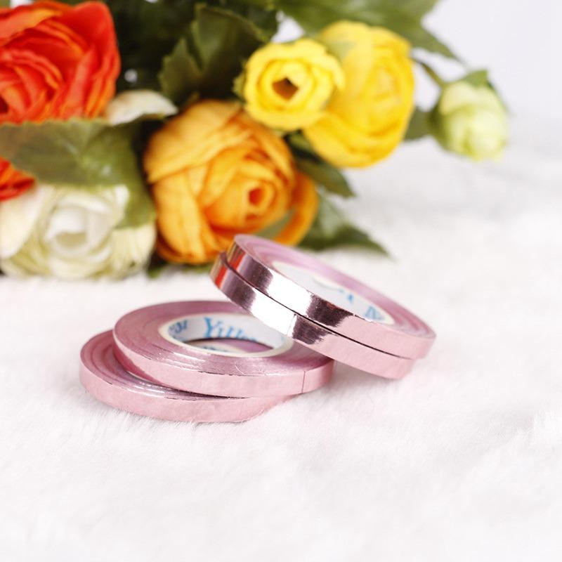 Ceremony Decoration Ribbon Party Wedding Tied Balloon Glossy 100PCS 10M Laser Supplies Wholesale Ribbon Colorful Circle