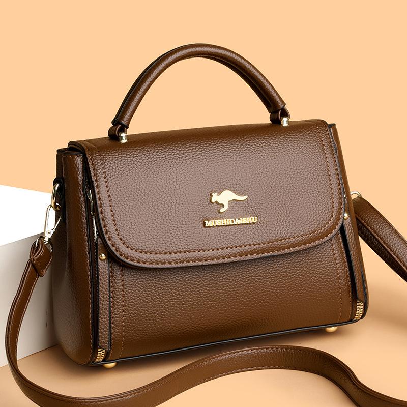New Mother Bag Korean Version of One-shoulder Crossbody Bag Simple and Atmospheric Middle-aged Women's Bag Fashionable Small Square Bag