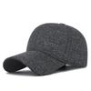 NORTHWOOD Winter Men's Baseball Cap with Ear Protection Warm Cotton Trucker Cap Outdoor Embroidered SPORT Cold Proof Baseball Hats