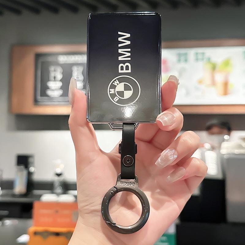 Fashion TPU Car Smart NFC Card Key Case Full Cover Shell For BMW M 3 5 7 Series X1 X3 X5 X6 X7 535le Keychain Holder Accessories cybf04