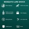 Electric Shock Pest Lamp 2 Gear Adjustable Sleep Bug Control Low-noise Fly Catcher Large Range Attraction Bedroom Light