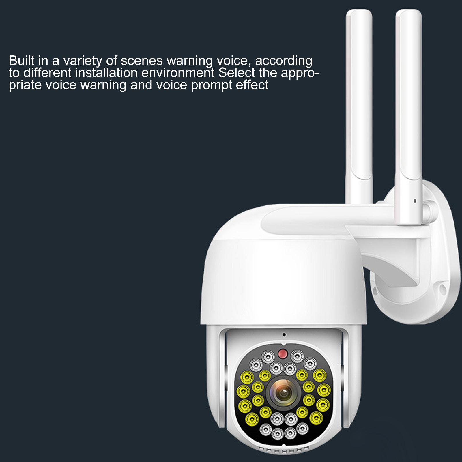 

Wireless Security Camera Full Color Night Vision Motion Tracking WiFi Surveillance Camera for US Plug