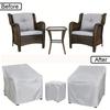 3PC Waterproof Patio Table and Chair Covers Table Protector Complete Protection All-Weather Material