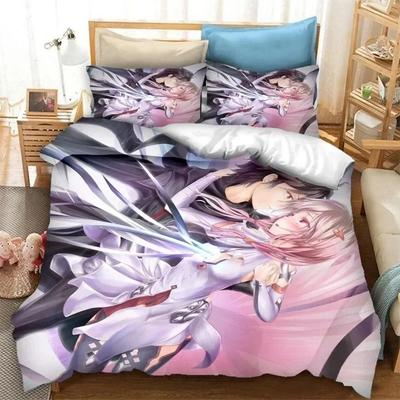 Fashion 3D Print  Guilty Crown Bedding Set Duvet Covers Pillowcases Cartoon Comforter Bedding Sets Home Textiles