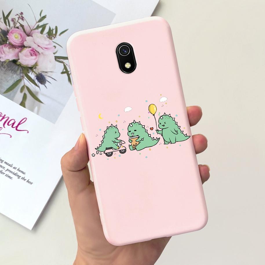 For Xiaomi Redmi 8 8A Case Cute Dinosaur Slim Soft Silicone Protective Cover For Xiomi Redmi 8A Funda Redmi8 Redmi8A Phone Cover