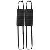 2 Pcs Fishing Rod Rack Set Car Fishing Storage Hook and Loop Strap Adjustable Fixing BeltBlack