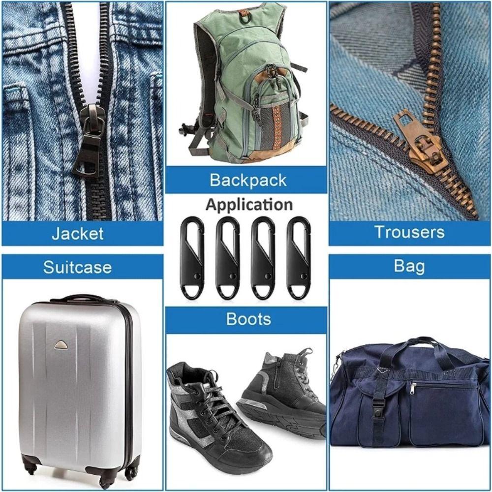 DIY Zipper Head Removable Zipper Repair Kit New Suitcase Zipper Head