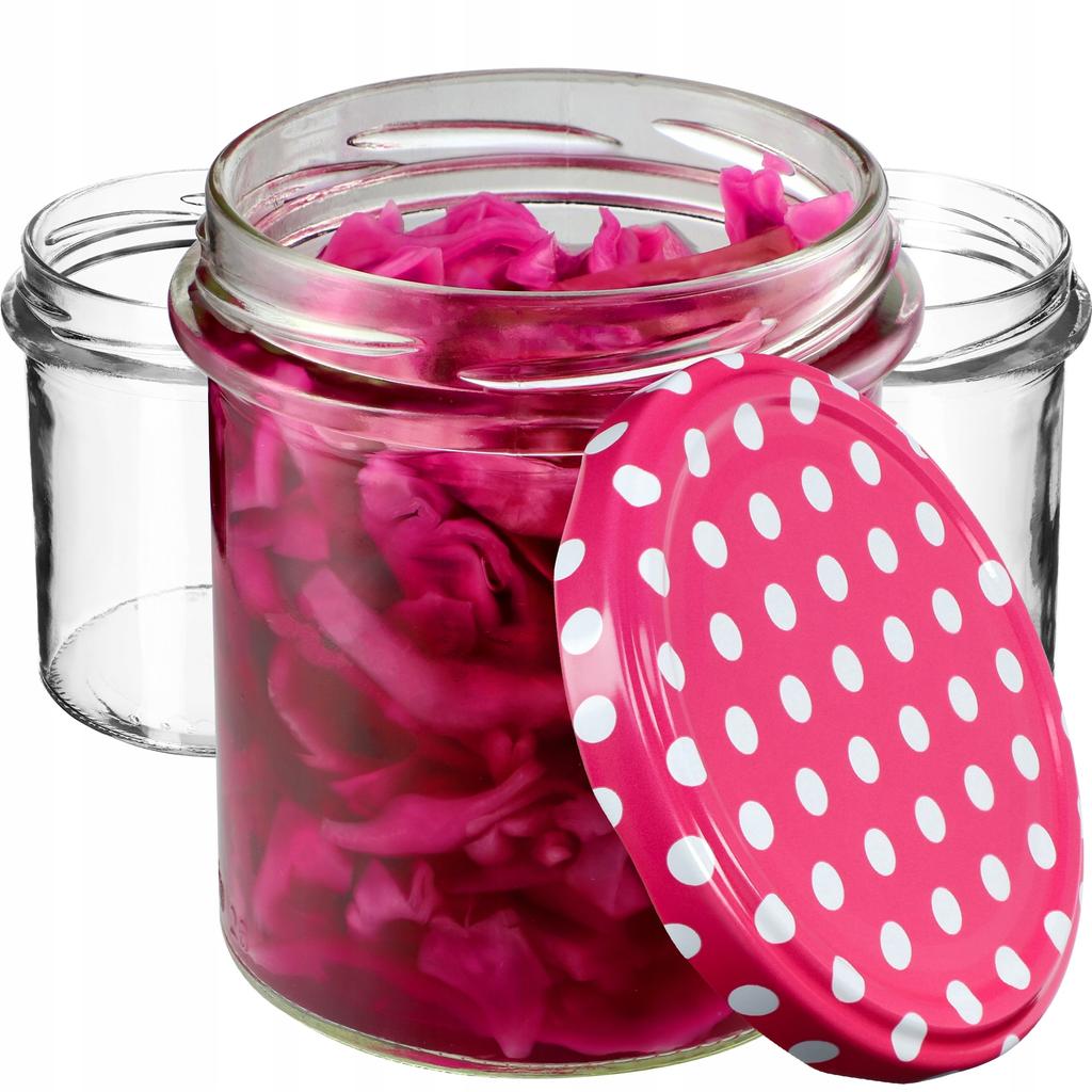 KADAX 10x Glas Glas 350ml Für Konserven Marmelade Honig Pastete Fleisch