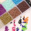 24-Grid Macaron Resin Beads DIY Jewelry Kit