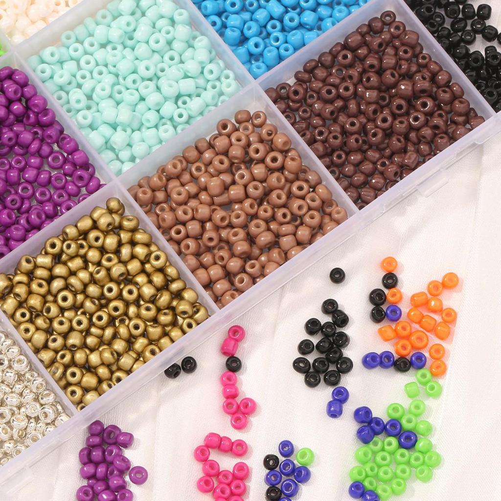 24-Grid Macaron Resin Beads DIY Jewelry Kit