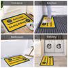 Aviation Airplane Departures Arrivals Floor Door Bath Kitchen Mat Anti-Slip Outdoor  Doormat Garden Entrance Rug Carpet Footpad